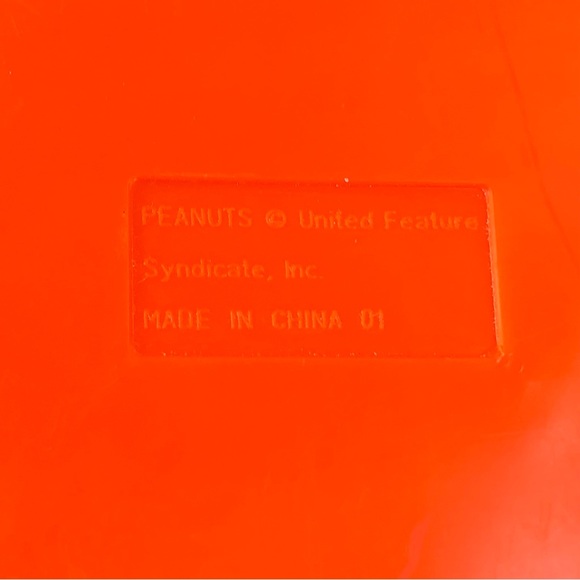 Peanuts Whitman Candies Snoopy Pumpkin Bank Candy Container United Features Synd - Picture 5 of 8